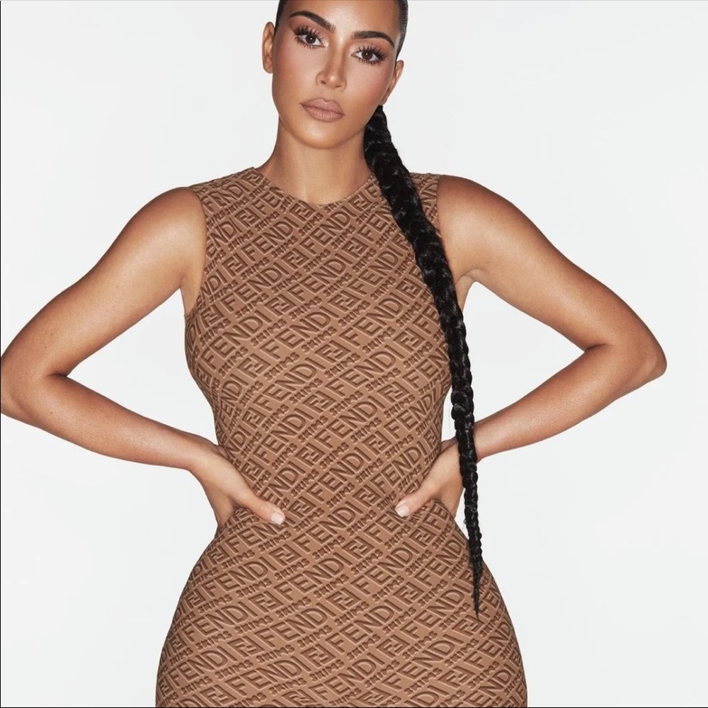 FENDI X SKIMS SLEEVELESS BODYSUIT